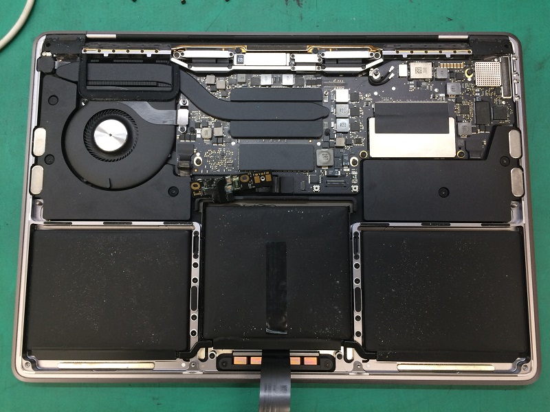 MacBook Pro (13-inch, 2016）バッテリ交換推奨CPU種類Co